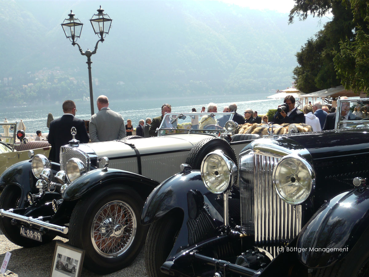 Böttger Management Künstlervermittlung beim Concorso D´Eleganza Villa D´Este