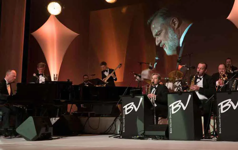 BJÖRN VÜLLGRAF ORCHESTRA bei der Künstlerbegleitung von Marc Marshall