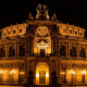 Semperoper Dresden bei Nacht